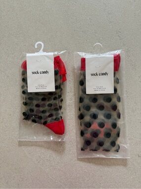 Polka Dot Bow Bundle 🎀 Socks + Knee Highs